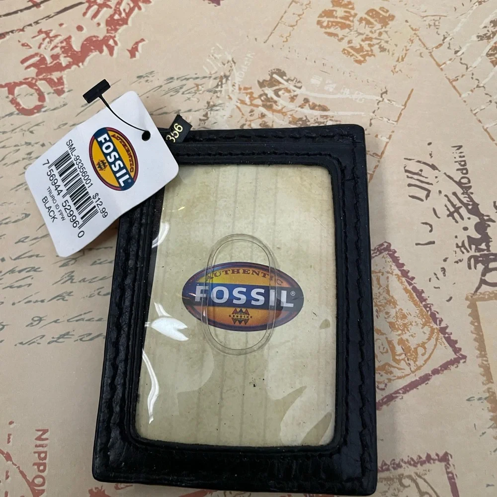 Fossil Black Card Holder